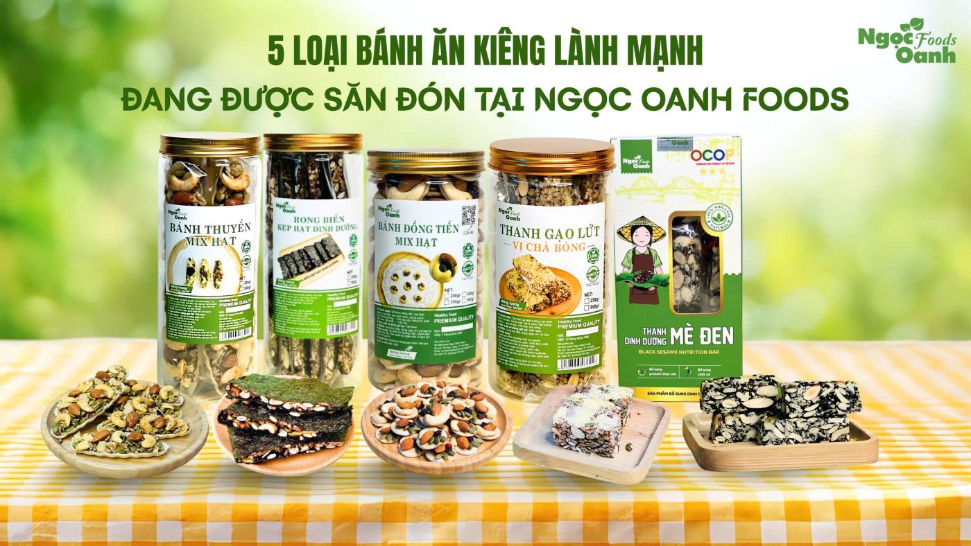 5 loại bánh ăn kiêng lành mạnh