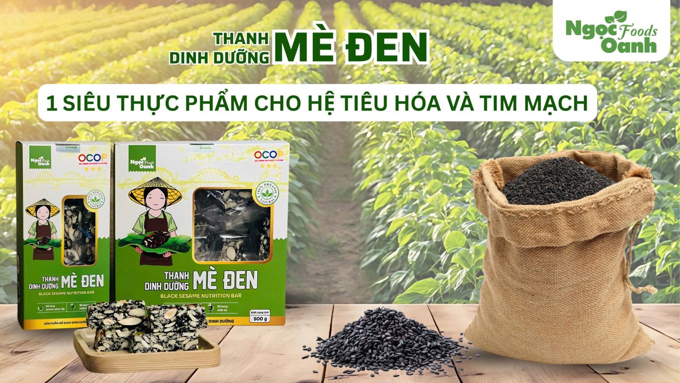 Thanh dinh dưỡng mè đen